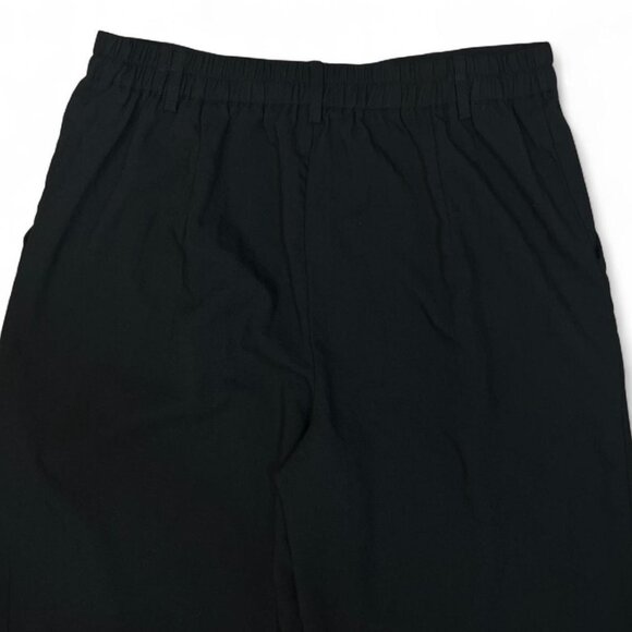 Feiersi Wide Leg Dress Pants Black XL High Rise Pleated Elastic Waist - Picture 6 of 8